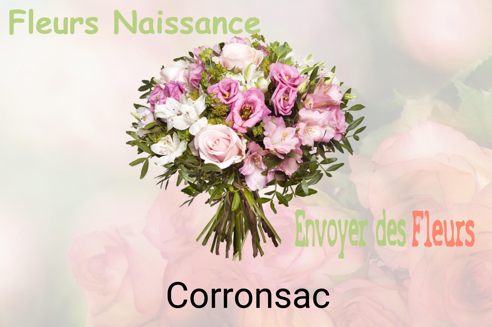 Bouquet de fleurs de naissance livré à Corronsac